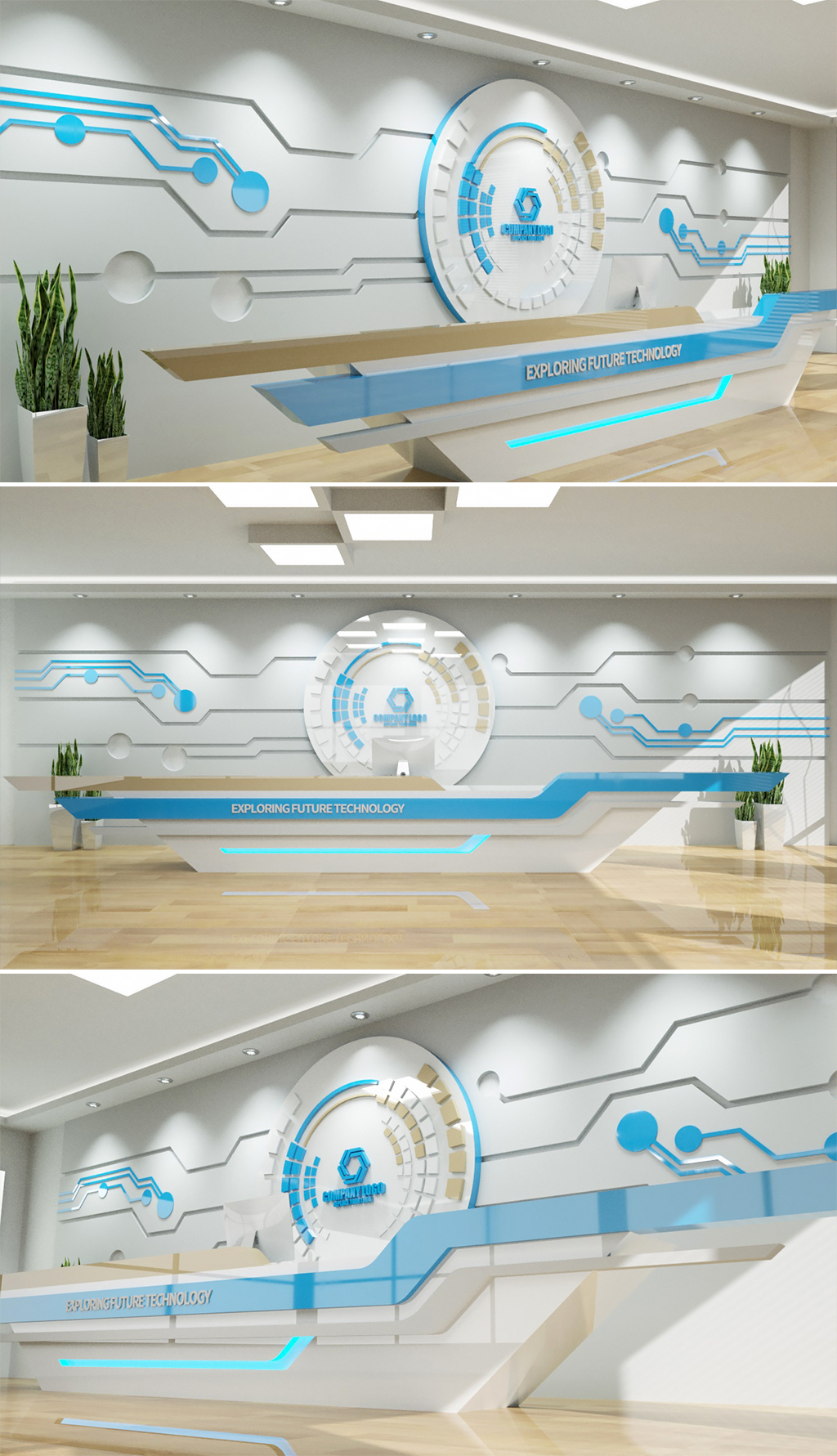 原創(chuàng)高端現(xiàn)代企業(yè)前臺形象墻公司大廳前臺背景墻設(shè)計-版權(quán)可商用